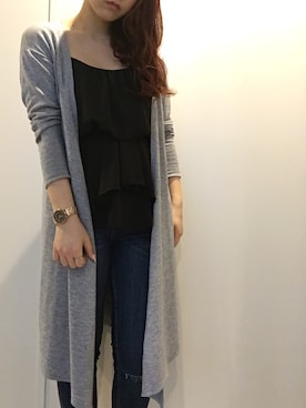 「クロップドパンツ」｜midoriさん（レディース・164cm）の春コーディネート