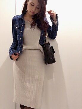 「chanel」｜「アイテム（ハンチング/ベレー帽）」を使った、midoriさん（レディース・164cm）の秋コーディネート