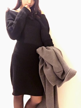 「eimy istoire」｜「アイテム（ハンチング/ベレー帽）」を使った、midoriさん（レディース・164cm）の冬コーディネート