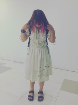 「チチカカ」｜「アイテム（腕時計）」を使った、endlievanさん（レディース・158cm）の夏コーディネート