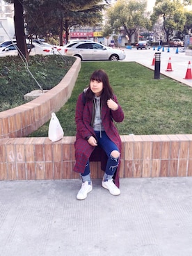 endlievanさん（レディース・158cm）の冬コーディネート