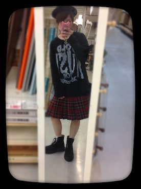 uさん（レディース・161cm）の冬コーディネート