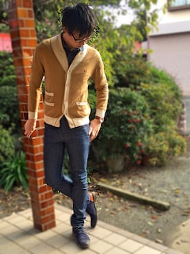 ひかるんさん（メンズ・180cm）の秋コーディネート