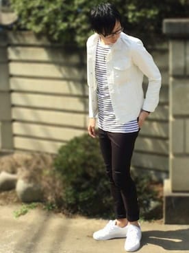 ひかるんさん（メンズ・180cm）の春コーディネート