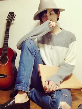 ヤマダ コウキさん（メンズ・178cm）の冬コーディネート