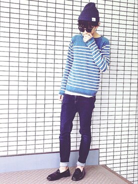 ヤマダ コウキさん（メンズ・178cm）の冬コーディネート