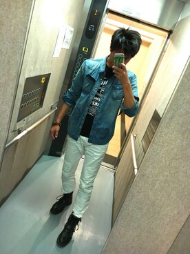 「Heritage stone（ヘリテイジストーン）のアイテム」を使った、hirokiさん（メンズ・176cm）の春コーディネート