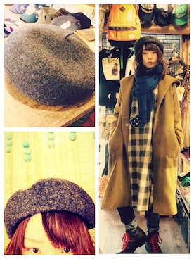 「RAY CASSIN（レイカズン）のアイテム（チェスターコート）」を使った、sumiyoさん（レディース・163cm）の冬コーディネート