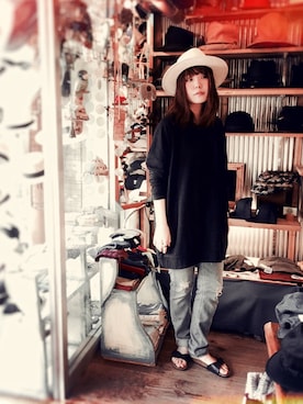 「H&M（エイチ・アンド・エム）のアイテム（スウェット）」を使った、sumiyoさん（レディース・163cm）の春コーディネート