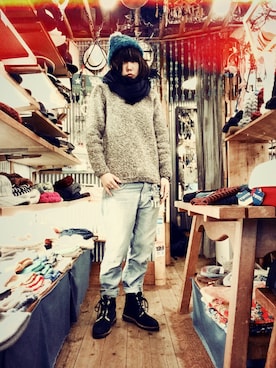 「Vivienne Westwood(ヴィヴィアンウエストウッド)のアイテム(リング)」を使った、sumiyoさん(レディース・163cm)の秋コーディネート