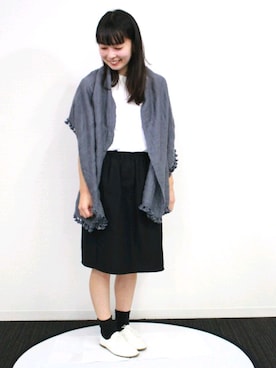 「MARGARET HOWEEL」｜minmaさん（レディース・153cm）の秋コーディネート