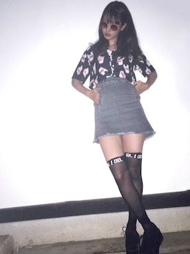 「goocy」｜nomさん（レディース・168cm）の夏コーディネート