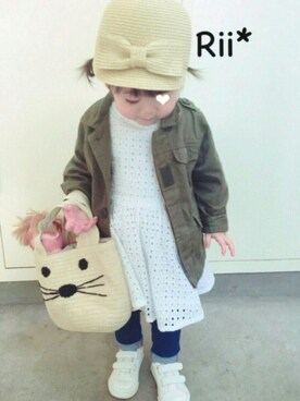 rii_さん(キッズ・80cm)の春コーディネート