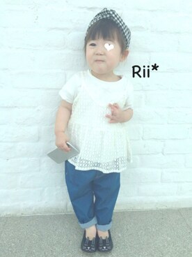 rii_さんの（babyGAP | babyGAP）を使ったコーディネート