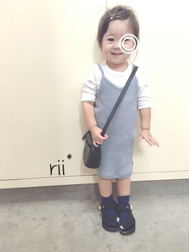 rii_さん(キッズ・90cm)の夏コーディネート