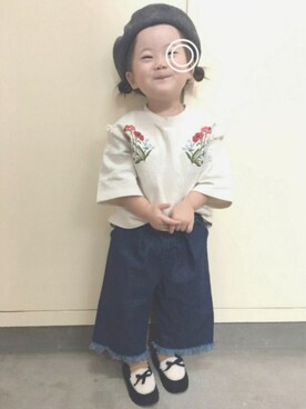 rii_さん（キッズ・90cm）の秋コーディネート