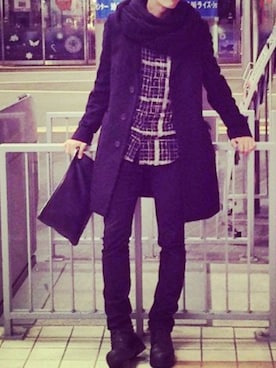 「Ann DEMEULEMEESTER（アンドゥムルメステール）のアイテム（ジャケット/アウター）」を使った、Hiroaki Takeiさん（メンズ・175cm）の夏コーディネート