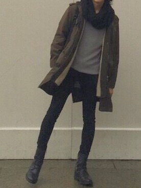 Hiroaki Takeiさん（メンズ・175cm）の冬コーディネート