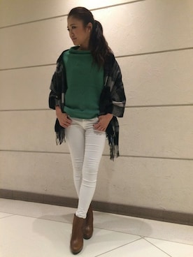 「DRWCYS（ドロシーズ）のアイテム」を使った、ARISAさん（レディース・160cm）の秋コーディネート