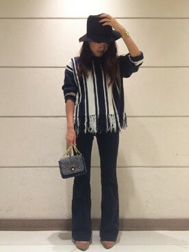 「DRWCYS（ドロシーズ）のアイテム」を使った、ARISAさん（レディース・160cm）の秋コーディネート