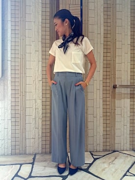 「DRWCYS（ドロシーズ）のアイテム（財布/小物）」を使った、ARISAさん（レディース・160cm）の夏コーディネート