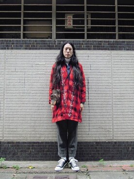 「LOUIS VUITTON（ルイヴィトン）のアイテム（ショルダーバッグ）」を使った、高中さん（メンズ・175cm・30代）の冬コーディネート