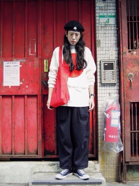 「SEDITIONARIES」｜高中さん（メンズ・175cm）の冬コーディネート