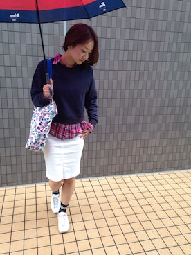 「UPTIGHT（アップタイト）のアイテム」を使った、Hana*さん（レディース・163cm）の秋コーディネート