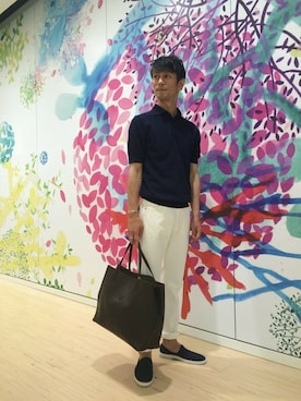 「Bshop（ビショップ）のアイテム」を使った、sugiyaさん（メンズ・170cm）の夏コーディネート