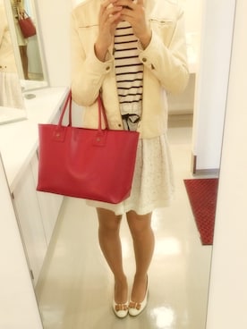「Te chichi（テチチ）のアイテム（ライダースジャケット）」を使った、michanさん（レディース・167cm）の秋コーディネート
