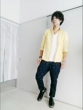 n.y.a h.h さん（メンズ・165cm）の夏コーディネート
