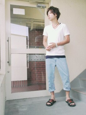 n.y.a h.h さん（メンズ・165cm）の夏コーディネート