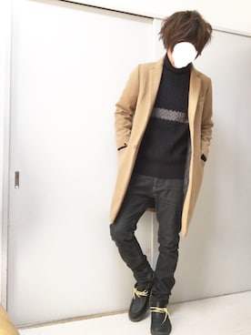 n.y.a h.h さん（メンズ・165cm）の冬コーディネート
