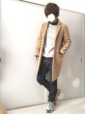 n.y.a h.h さん（メンズ・165cm）の冬コーディネート