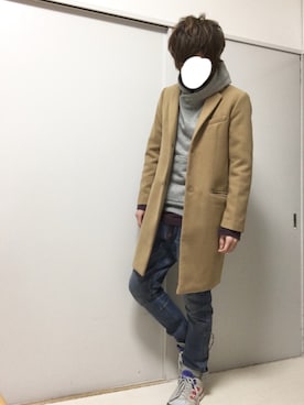 n.y.a h.h さん（メンズ・165cm）の冬コーディネート