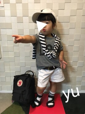 「タコちゅう」｜yu_aさん（キッズ・90cm）の春コーディネート