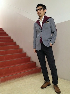 akinobuさん（メンズ・172cm）の秋コーディネート