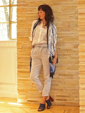 「TOMMY HILFIGER（トミーヒルフィガー）のアイテム（財布/小物）」を使った、satokoさん（レディース・167cm）の春コーディネート