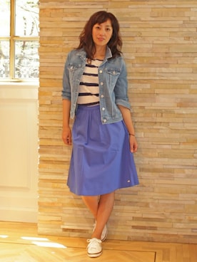 satokoさん（レディース・167cm）の春コーディネート