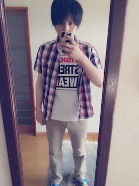 かずさん（メンズ・175cm）の春コーディネート