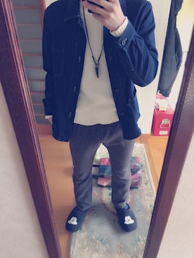 「Paul Smith（ポールスミス）のアイテム（カバーオール）」を使った、かずさん（メンズ・175cm）の秋コーディネート