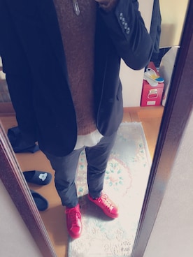 「AZUL by moussy（アズールバイマウジー）のアイテム（テーラードジャケット）」を使った、かずさん（メンズ・175cm）の秋コーディネート