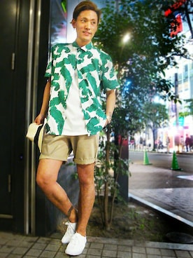 「TOPMAN（トップマン）のアイテム」を使った、TOPMAN スタッフさん（メンズ・180cm）の春コーディネート