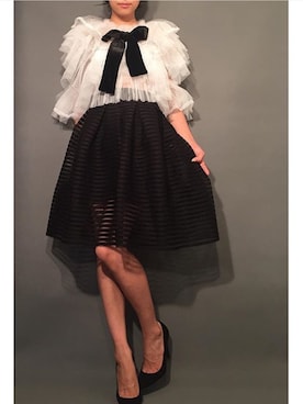 「ボウタイ」｜seico_iceswardrobeさん（レディース・165cm）の秋コーディネート