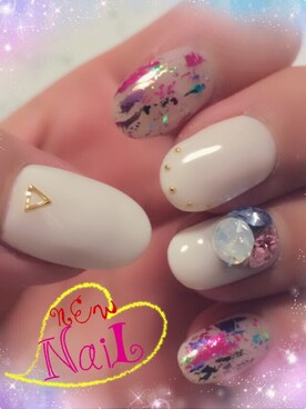「表参道ネイルサロンのアイテム（その他、ホワイト系）」を使った、Runaさん（レディース・152cm）の秋コーディネート
