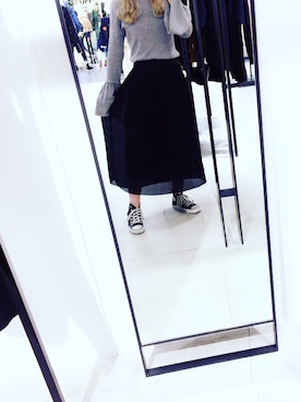 「フレアスリーブ」｜azukiさん（レディース・158cm）の秋コーディネート