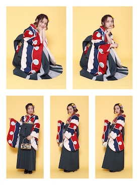 「utatane（ウタタネ）のアイテム」を使った、fumiさん（レディース・151cm）の秋コーディネート