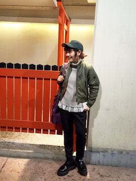 「haco!（ハコ）のアイテム」を使った、fumiさん（レディース・151cm）の冬コーディネート