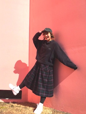 「KENZO」｜fumiさん（レディース・151cm）の冬コーディネート