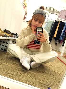 POLO RALPH LAURENのニット/セーター（ベージュ系）を使ったレディース